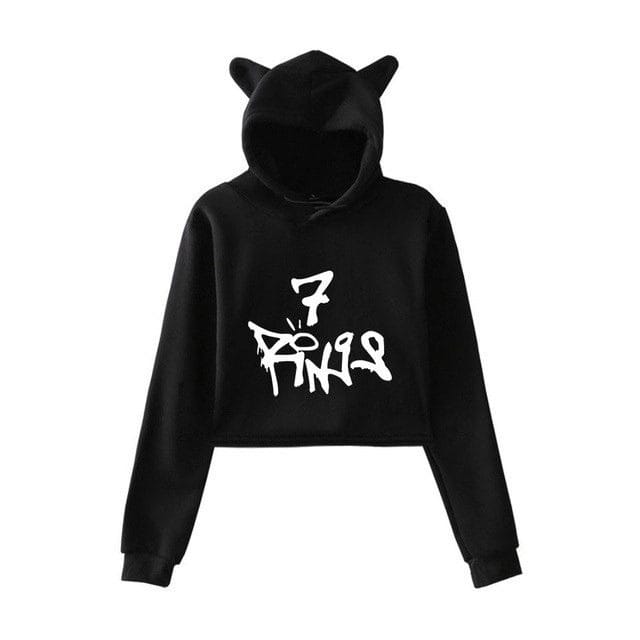 Ariana Grande Cropped Hoodie #7