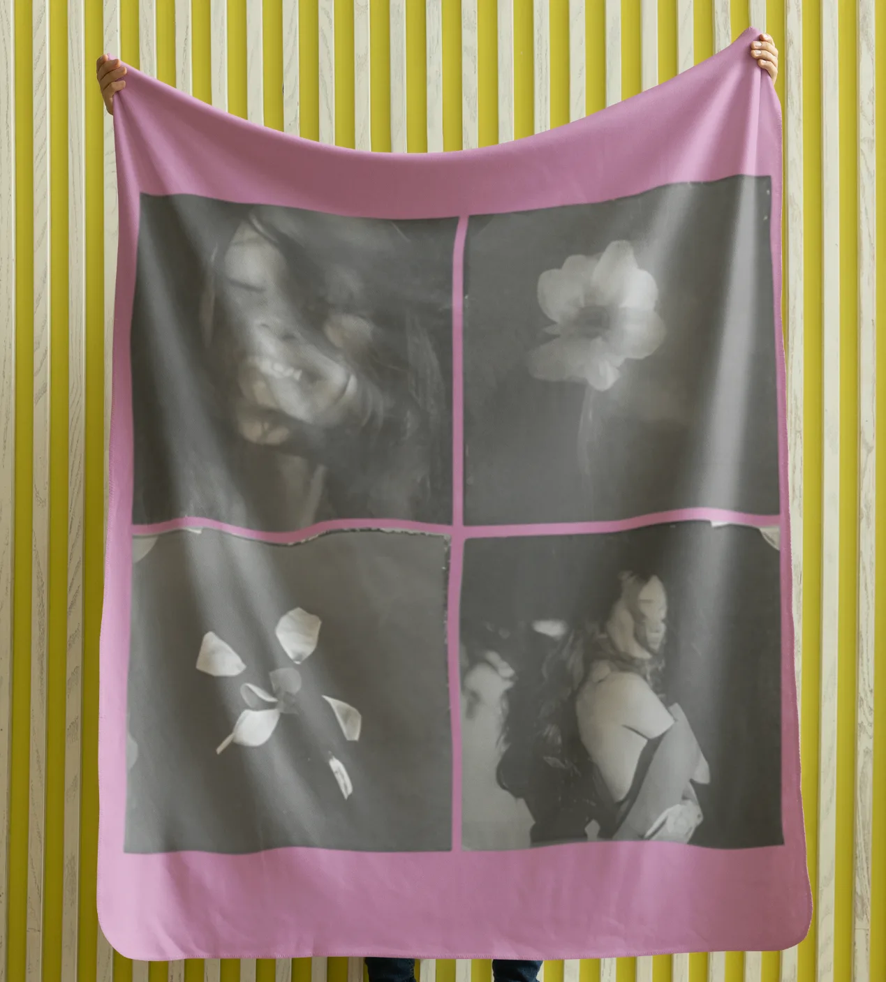 Ariana Grande Petal Collage Blanket - Image 2
