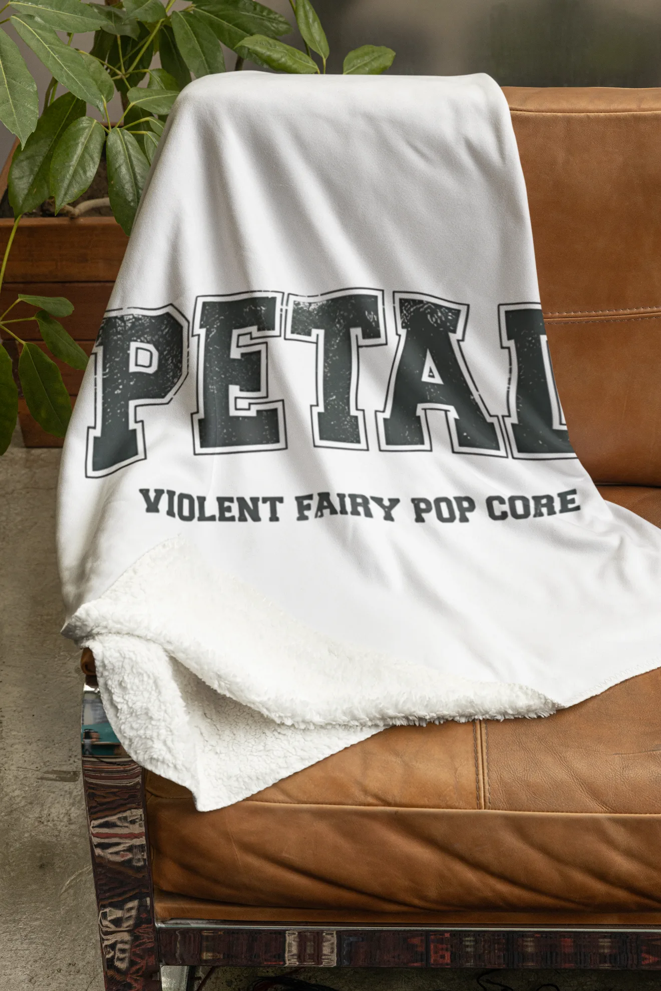 Ariana Grande Petal Varsity White Blanket