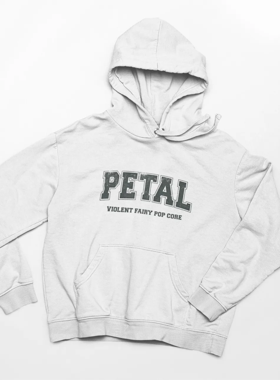 Ariana Grande Petal Varsity White Hoodie